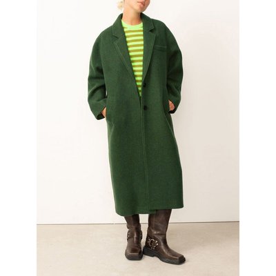 Nadabow Long Coat in Wool Mix AMERICAN VINTAGE