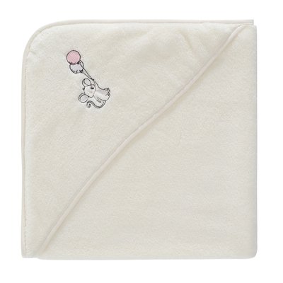 Cape de bain en coton peigné Zéro Twist BABY SOFT SOURIS SKY SENSEI MAISON