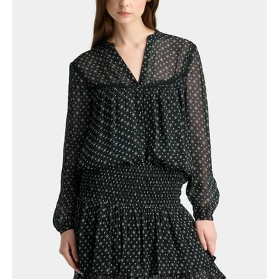 Top dina bindi ample à manches longues GALERIES LAFAYETTE