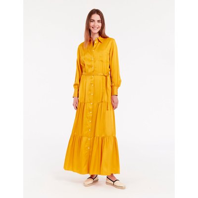Robe Léna longue à volant INES DE LA FRESSANGE PARIS