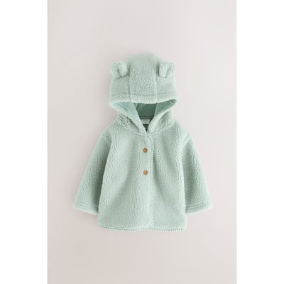 Veste à capuche bébé imitation peau de mouton NEXT