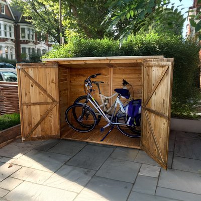 Abri à vélos en bois 2,49 m² CEMONJARDIN