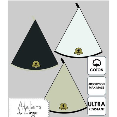 Essuie-mains coton, Olives C DESIGN HOME TEXTILE