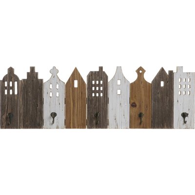 Porte-manteaux bois et métal, maisons RECOLLECTION