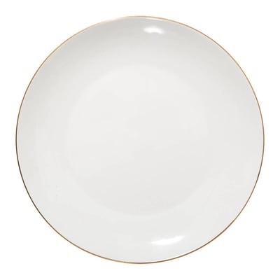Lot de 6 assiettes plates en céramique PETIT SALON SECRET DE GOURMET