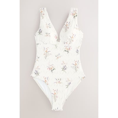 Maillot de bain gainant à encolure plongeante NEXT