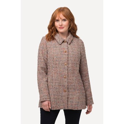 Veste en bouclette à col chemise et boutons ULLA POPKEN