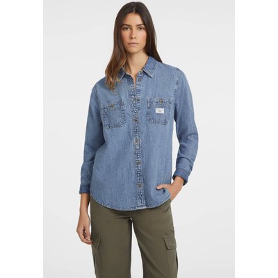Chemise Classique En Jean À Manches Longues GUESS JEANS