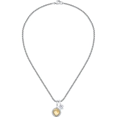 Colliers en Cristal/crystal/steel et Cristal MORELLATO