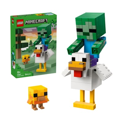 Poule chevauchée LEGO