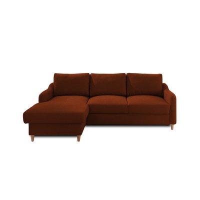 Canapé d'Angle Convertible en Tissu 4 places - WILL LISA DESIGN