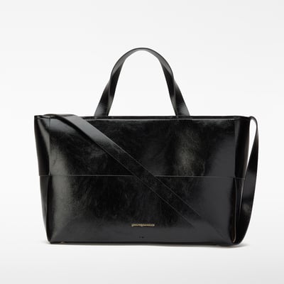 Sac Horizonte avec fermeture à glissière et texture craquelée ADOLFO DOMINGUEZ