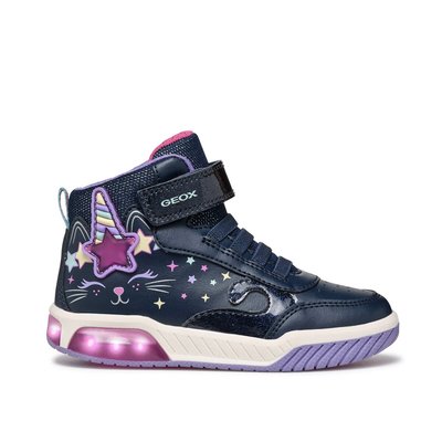 Atmungsaktive High-Top-Sneakers Inek mit LED GEOX