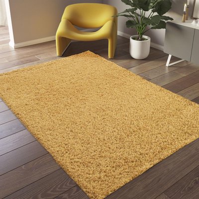 Tapis shaggy tissé motif uni CROMA 5 UN AMOUR DE TAPIS