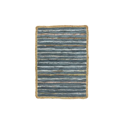 Tapis en cuir, jute et coton NOW'S HOME