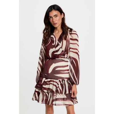 Robe courte col v MORGAN
