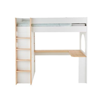 Lit mezzanine avec bureau et rangement COMBINID VERTBAUDET