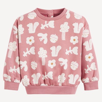 Sudadera polar con estampado de animales LA REDOUTE COLLECTIONS