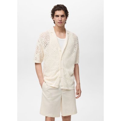 Chemise bowling structurée crochet MANGO MAN