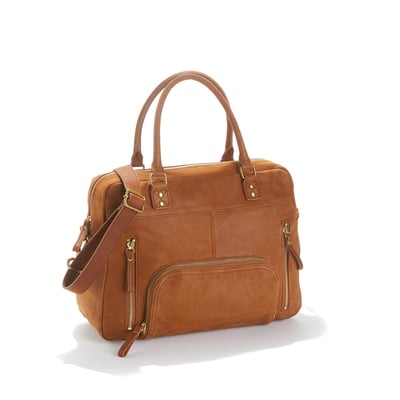 Bolso de mano de piel con cremallera, múltiples bolsillos MACY NAT & NIN