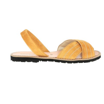 Sandales En Velours Talon Plat Avarca Berlin MINORQUINES