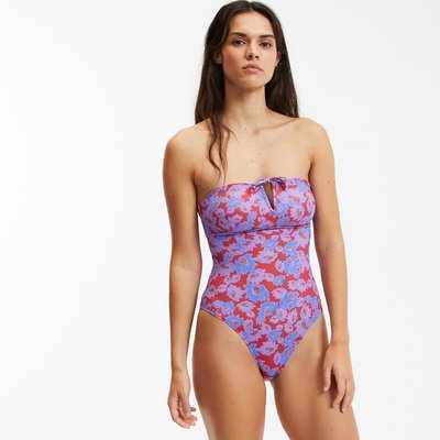 Maillot de bain 1 pièce bustier imprimé floral LA REDOUTE COLLECTIONS