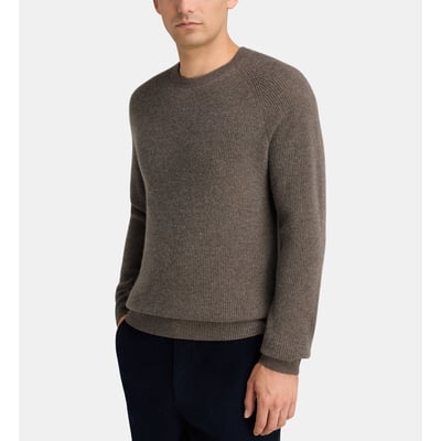 Pull droit nachrib côtes cachemire GALERIES LAFAYETTE