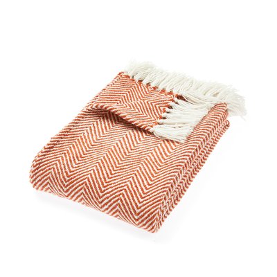 Indoor/Outdoor Woven Herringbone Throw 100% Recycled HUG RUG WOVEN