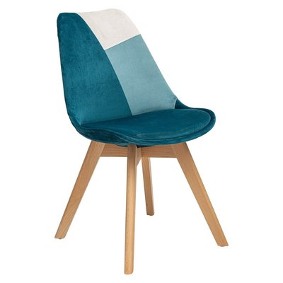 Chaise Scandinave Baya Patchwork Canard ATMOSPHERA