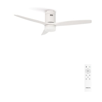 Ventilateur de plafond 40W avec lumière et télécommande WIND CALM NATURAL WOOD CREATE