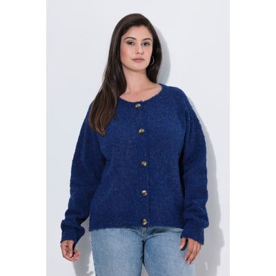 Cardigan col rond et manches longues ULLA POPKEN