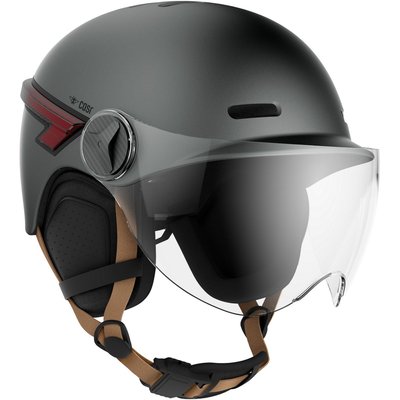Casque Led Glow gris taille M transparent CASR