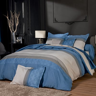 Drap satin de coton géométrique TRADILINGE