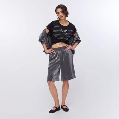 T-shirt avec strass LIU JO