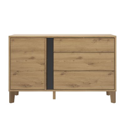 Commode 3 tiroirs 1 porte RIVOLI GAMI