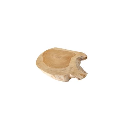 Décoration Centre de Table Rondelle de Bois Teck Naturel - Diamètre 32cm WADIGA