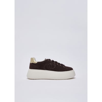 Sneakers plateforme en daim LIU JO