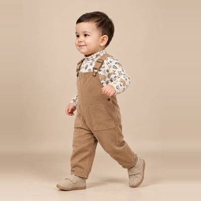 T-shirt manches longues col roulé imprimé en coton BIO GOTS BOUT'CHOU