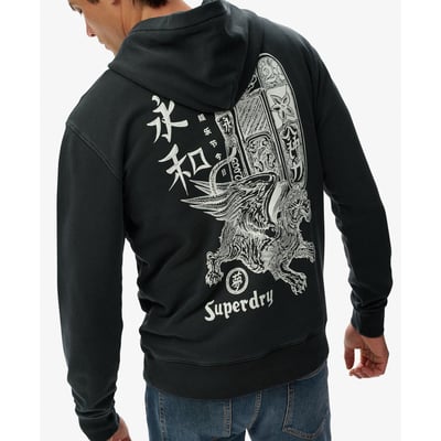 Hoodie Tokyo Narrative Coupe Ample SUPERDRY