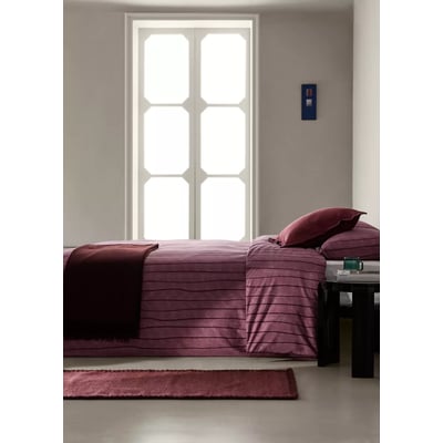 Housse de couette 100 % coton rayures Lit 180/200 cm MANGO HOME