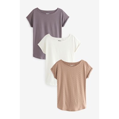 T-Shirts à mancherons, lot de 3 NEXT