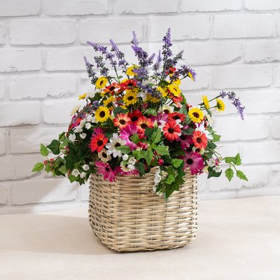 52cm Artificial Mixed Floral Container SO'HOME