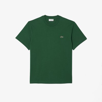 T-shirt de gola redonda em jersey LACOSTE