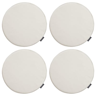 Galettes de chaise rondes imitation cuir LUIS 37cm- lot de 4 MAGMA HEIMTEX