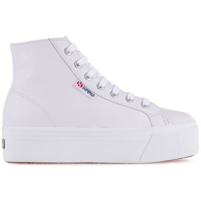 Baskets montantes en cuir 2705 , HI SUPERGA
