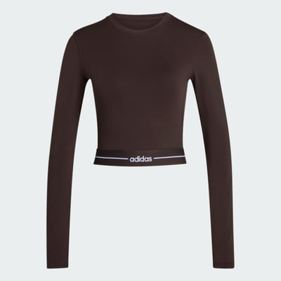 T-Shirt Manches Longues Cropped Hyperglam T-Shirt Manches Longues Cropped Hyperglam adidas Performance