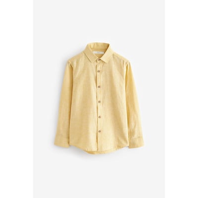 Chemise Oxford Garçon Manches Longues NEXT - Blanc, Taille 9 Mois - 6
