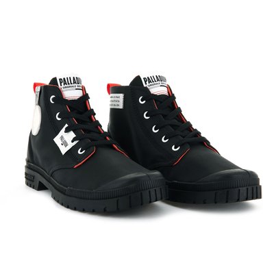 Baskets montantes en coton SP20 OVERLAB PALLADIUM