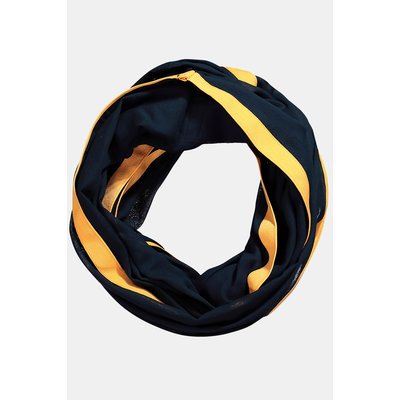 Snood / foulard tubulaire, bordure jaune fluo ULLA POPKEN