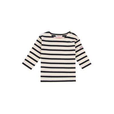 Marinière en coton équitable à boutons ERWANN BABY ARMOR-LUX